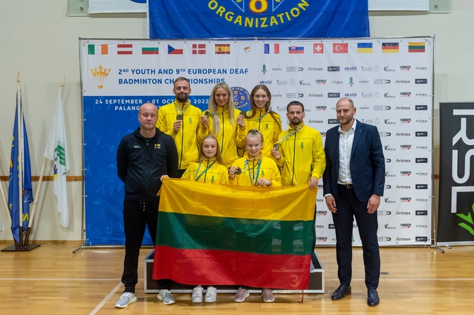 Lietuvos kurtieji badmintonininkai – Europos čempionai