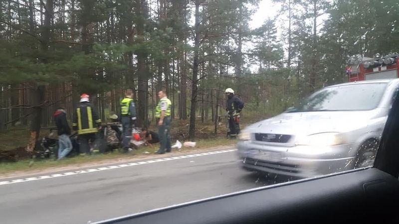 Avarija Varėnos rajone: nukentėjo du žmonės
