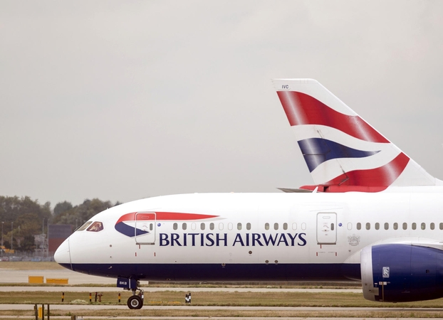 Dėl „British Airways“ pilotų streiko atšaukta šimtai skrydžių