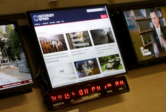 JAV nauju rusišku televizijos kanalu meta iššūkį Kremliui