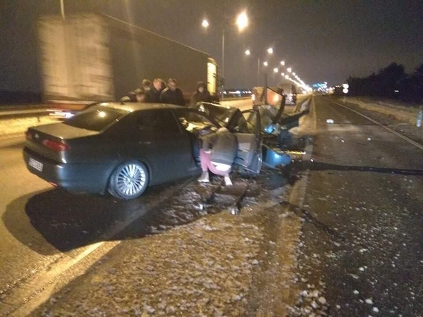 Ukrainiečio mašina atsitrenkė į atitvarus