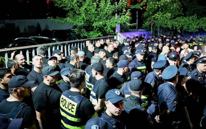 Po Gruzijos žurnalisto pasisakymo apie V. Putiną – protestas Tbilisyje
