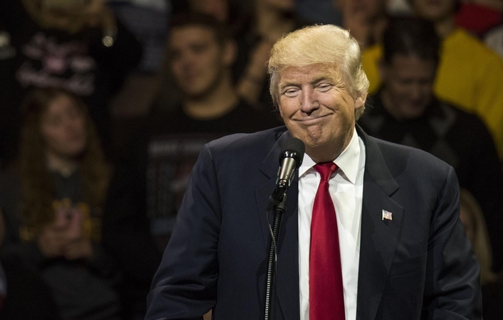 Benamė pasiųsta už grotų dėl prieš D. Trumpą nukreiptų grafičių