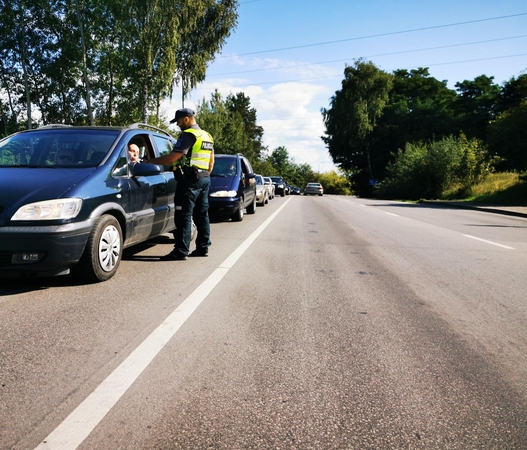 Savaitgalį Kaune patikrinta 1,5 tūkst. vairuotojų