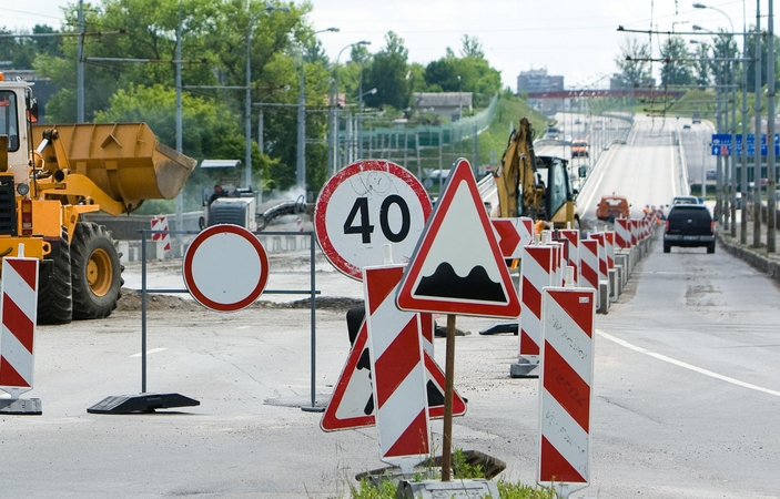 Per popiežiaus vizitą bus stabdoma dalis darbų keliuose