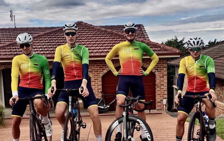 Pasaulio dviračių plento čempionate Australijoje – penki Lietuvos atstovai
