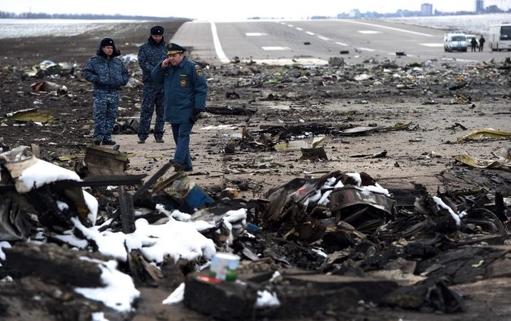 Tyrėjai: „FlyDubai“ lainerio katastrofą Rusijoje lėmė padriki pilotų veiksmai