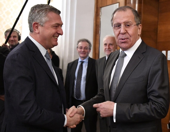Sergejus Lavrovas ir Filippo Grandi
