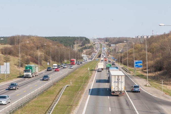 Magistralei Vilnius–Kaunas – 50 metų: bus galima važiuoti 130 km/val. greičiu
