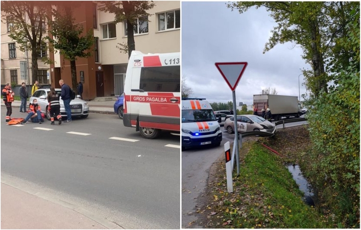 Antradienio nelaimė Kauno centre: toks tokį sutiko