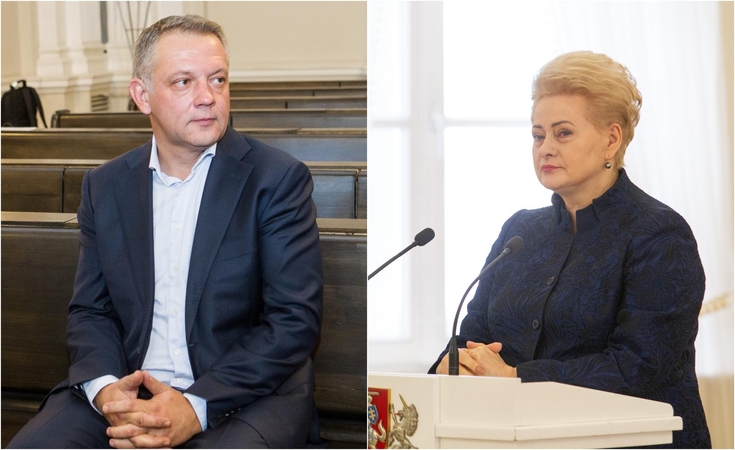 Eligijus Masiulis ir Dalia Grybauskaitė