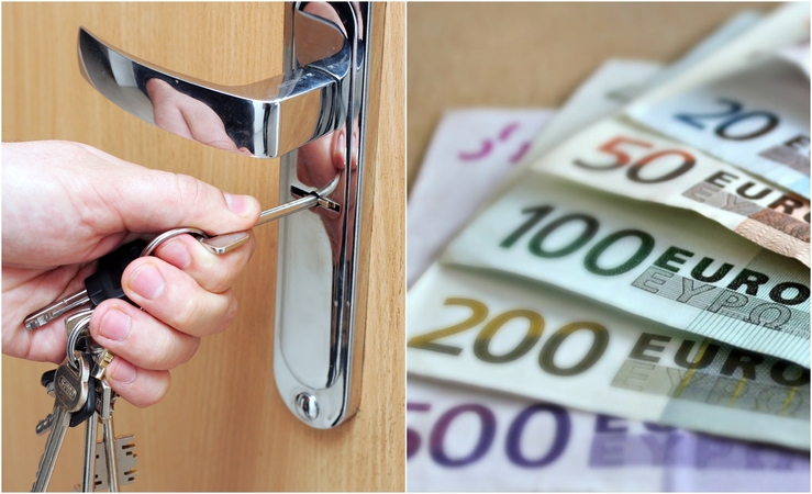 Šventojoje buto nuomotoja keiksnodama išlydėjo poilsiautojus?
