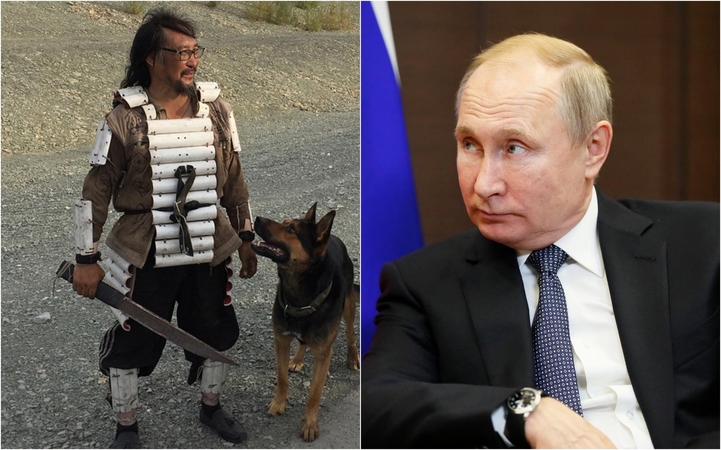 Aleksandras Gabyševas ir Vladimiras Putinas