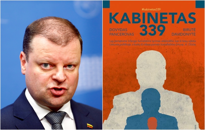Premjeras S. Skvernelis apskundė knygos „Kabinetas 339“ reklamą