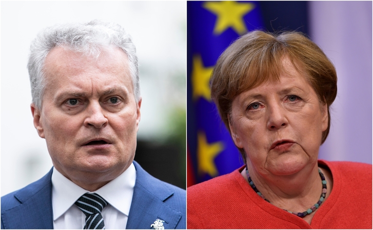 G. Nausėda su A. Merkel aptars situaciją Baltarusijoje