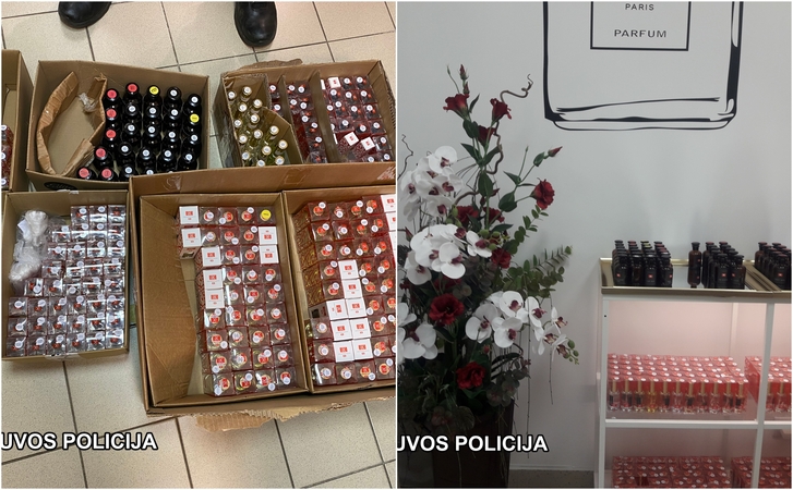 Sostinės prekybos centro parduotuvėje – kvepalų padirbiniai