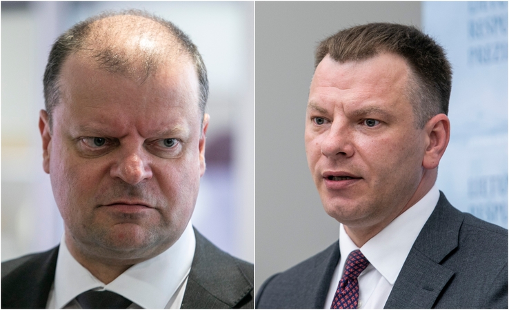 Saulius Skvernelis ir Vilius Šapoka