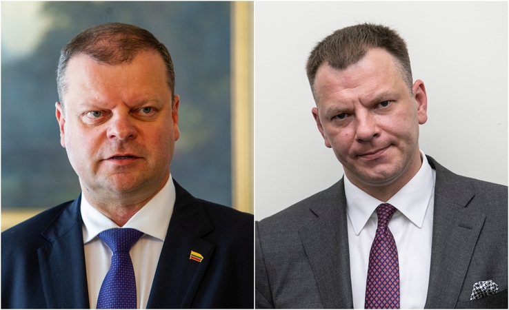 Saulius Skvernelis ir Vilius Šapoka