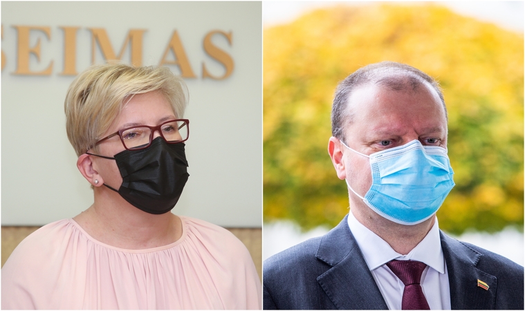 Ingrida Šimonytė ir Saulius Skvernelis