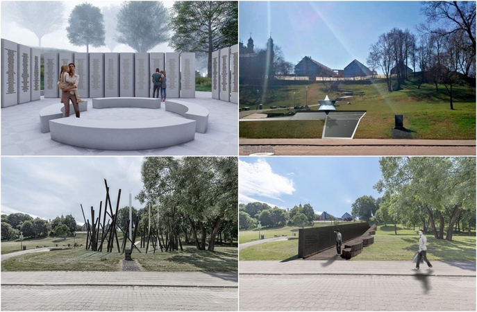 Paminklo žydų gelbėtojams Vilniuje idėjas pasiūlė 14 autorių