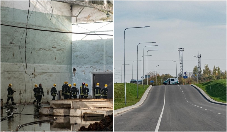 Alytus atšaukia draudimus įvažiuoti į gaisro paveiktą rajoną, įmonėms vykdyti veiklą