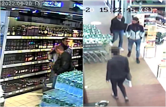 Pareigūnai aiškinasi, kas pamiršo susimokėti už alkoholinių gėrimų butelius