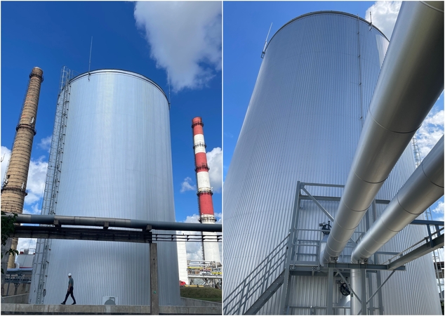 „Klaipėdos energija“ investuoja į energijos taupymo sprendimus – pasistatė akumuliacinę talpą