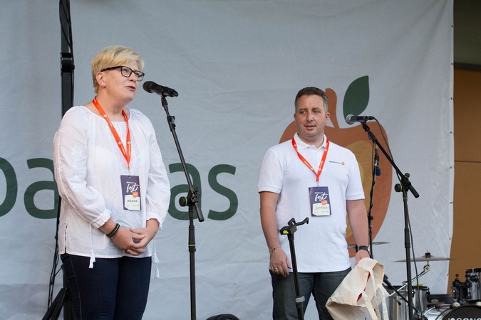 I. Šimonytė „Maisto banko“ savanoriams: dalijimasis krizių metu rodo valstybės stiprybę