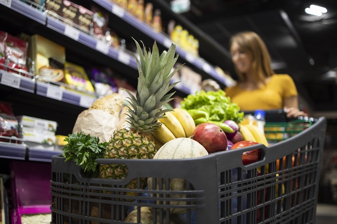 Ž. Mauricas: didesnę infliacijos prognozę lėmė maisto kainų kilimas