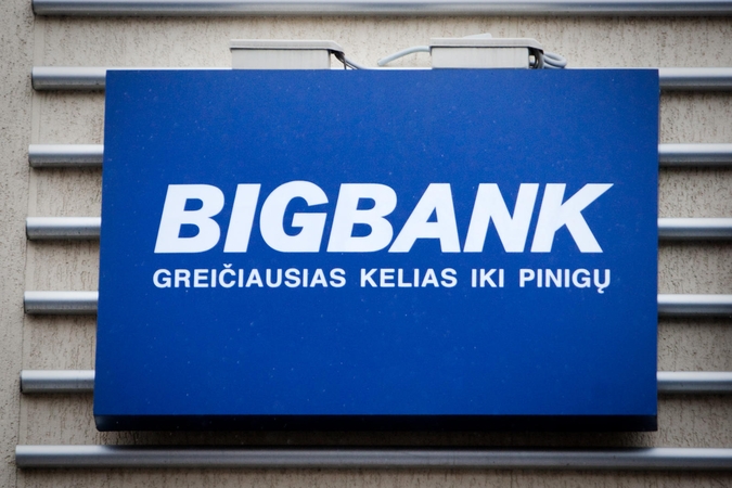 "Bigbank" pelnas Lietuvoje šiemet išaugo beveik tris kartus