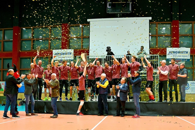 Tinklininkas A. Knašas iškovojo Austrijos taurę: leido pasidžiaugti tik vieną dieną