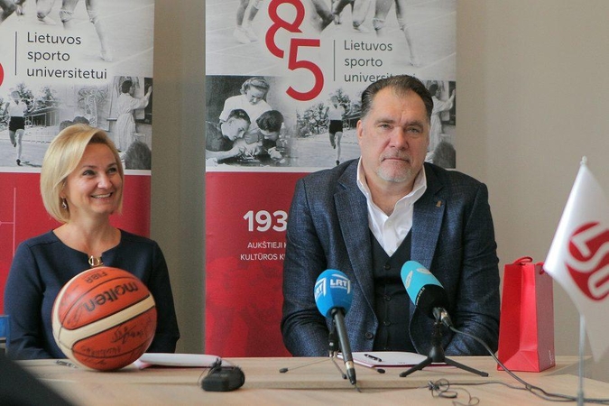 Diana Rėklaitienė ir Arvydas Sabonis