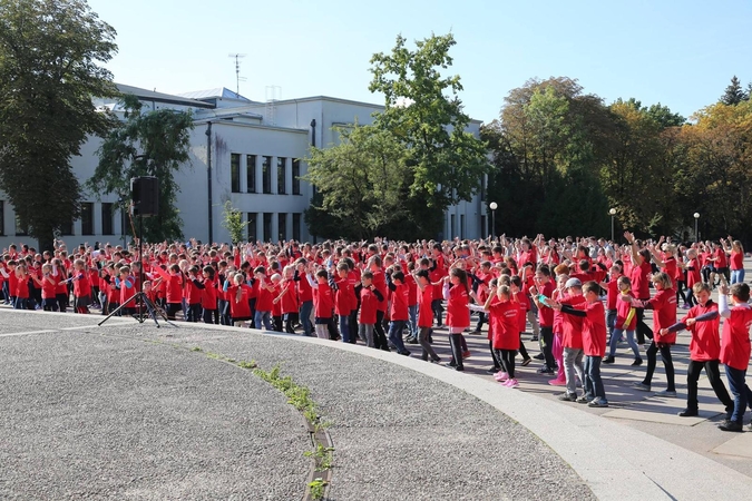 LSU masiniame šokyje – daugiau kaip 700 dalyvių