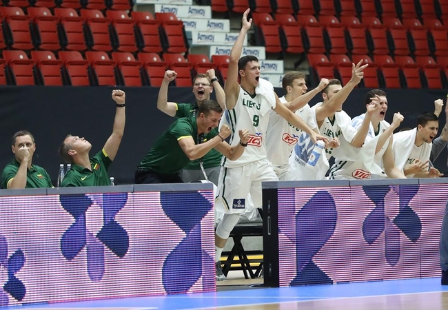 Lietuvos 20-mečiai krepšininkai pateko į Europos pirmenybių pusfinalį