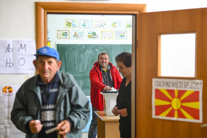 Šiaurės Makedonija renka prezidentą