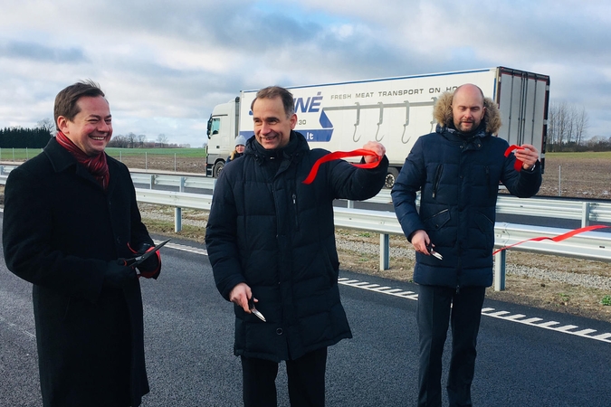 Atidaryta rekonstruota „Via Baltica“ tarp Kauno ir Marijampolės
