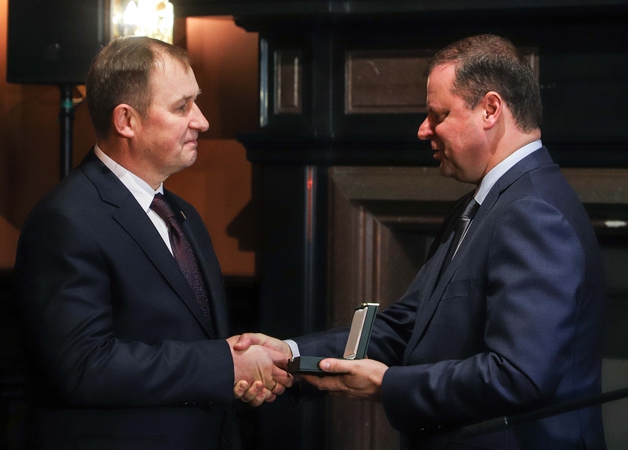 Valdovų rūmuose pagerbtas pirmasis nacionalinis mecenatas A. Paukštys