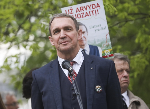 A. Juozaitis surengė trečią mitingą: paskelbė rezoliuciją dėl LRT