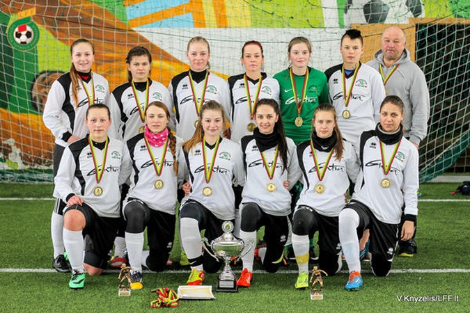 Kaune paaiškėjo Lietuvos moterų uždarų patalpų A futbolo lygos prizininkės