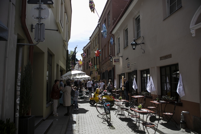 Turistai į Vilnių nesiveržia