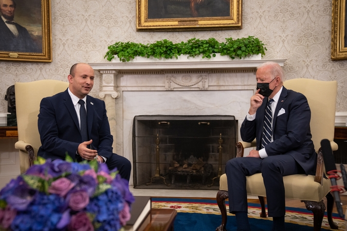 Naftali Bennettas ir Joe Bidenas