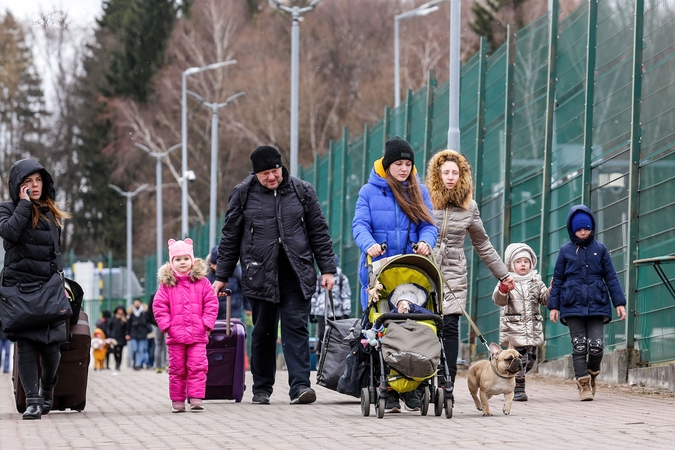 Prezidentas: Lietuva yra pasirengusi priimti „labai didelį skaičių“ Ukrainos pabėgėlių 
