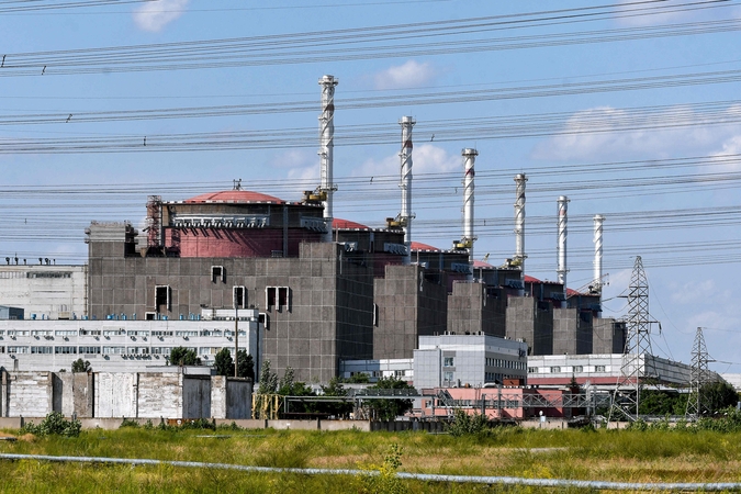 Kyjivas: naujausias Zaporižios AE apšaudymas apgadino radiacijos matuoklius