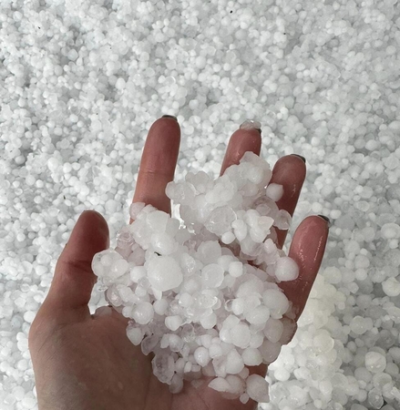 Aleksotą užklupo ledėkų kruša