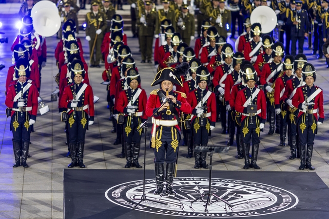 Per NATO karinių orkestrų festivalį Vilniuje – linkėjimai taikos Ukrainai 