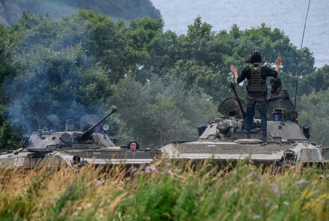 Rusijos karinėse pratybose „Vostok“ dalyvaus 250 Baltarusijos karių