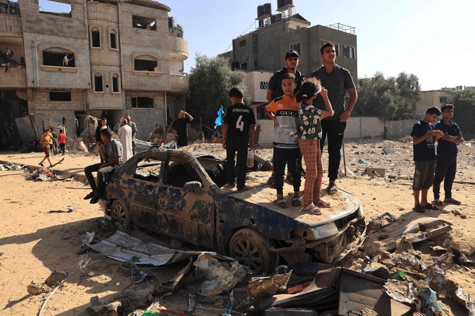 Izraelio ir JAV žvalgybos vadovai Katare derasi dėl humanitarinės pauzės Gazos Ruože