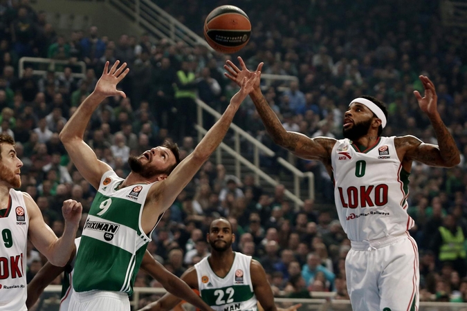 „Panathinaikos“ krepšininkai patiesė Krasnodaro komandą