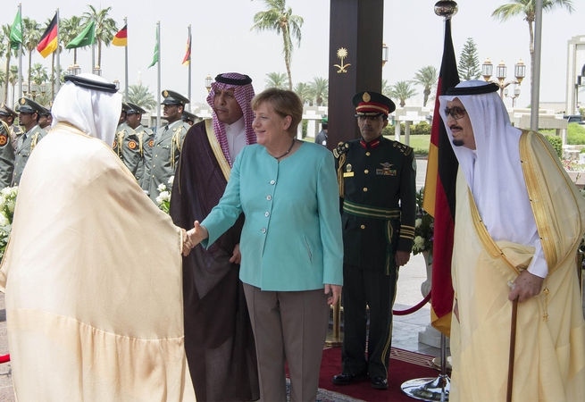 A. Merkel vizitu Saudo Arabijoje pradėjo kelionę po Persijos įlankos šalis