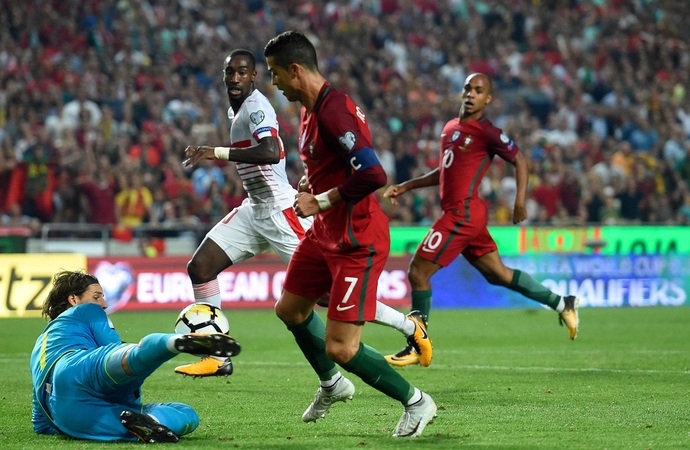 Portugalijos futbolininkai įveikė šveicarus